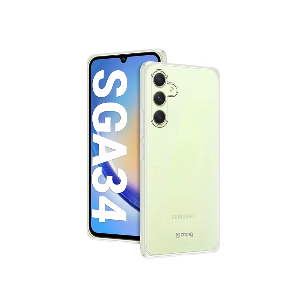 Hurtownia GSM - Etui Crong Crystal Slim Cover Samsung Galaxy A34 5G (átlátszó) - CRG597 - {ean13} - Hurt