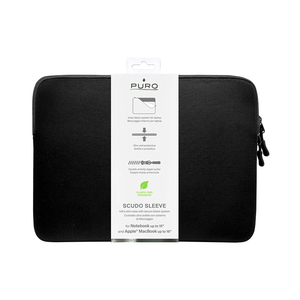 Hurtownia GSM - Etui PURO Scudo Sleeve Apple MacBook Pro 16 (schwarz) - PUR717 - {ean13} - Hurt