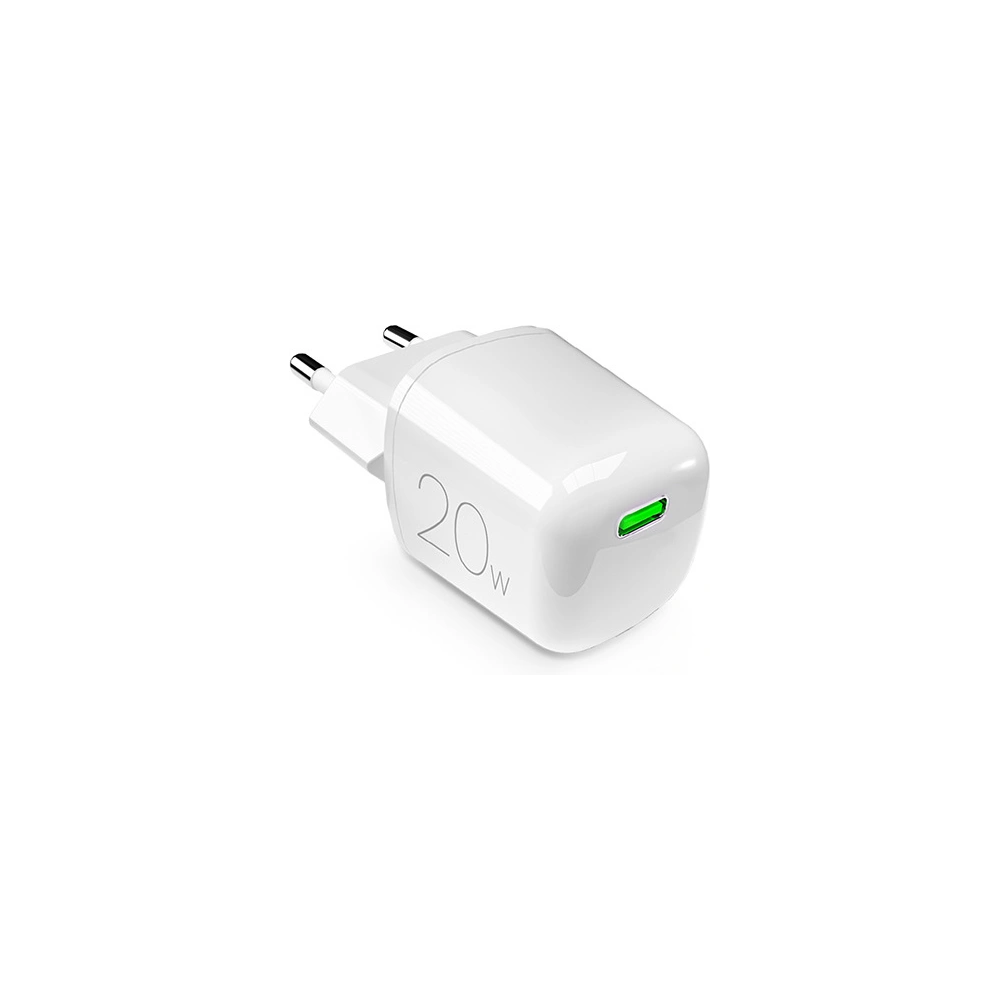 Hurtownia GSM - Încărcător de perete PURO MiniPro GaN USB-C 20W PD (alb) - PUR719 - {ean13} - Hurt