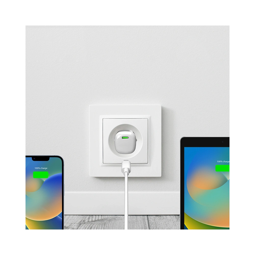 Hurtownia GSM - Încărcător de perete PURO MiniPro GaN USB-C 20W PD (alb) - PUR719 - {ean13} - Hurt