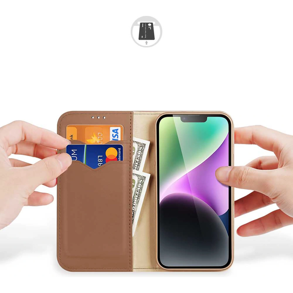Hurtownia GSM - Dux Ducis Hivo tok Apple iPhone 15 Plus / 14 Plus barna - DDS1761 - {ean13} - Hurt