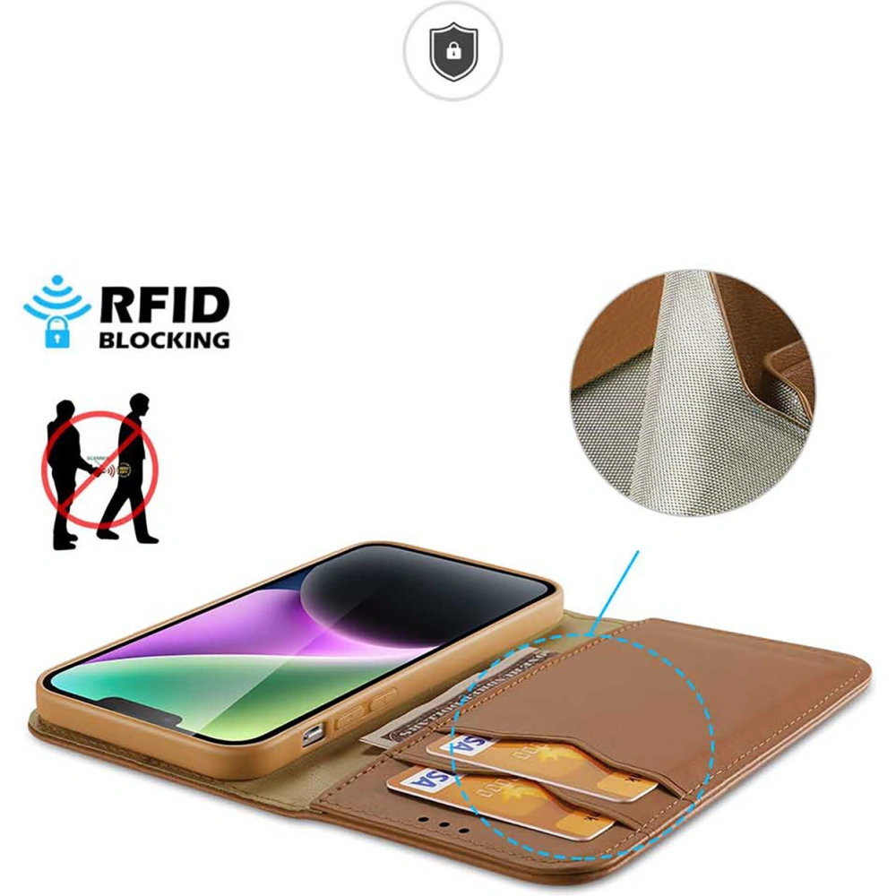 Hurtownia GSM - Dux Ducis Hivo tok Apple iPhone 15 Plus / 14 Plus barna - DDS1761 - {ean13} - Hurt