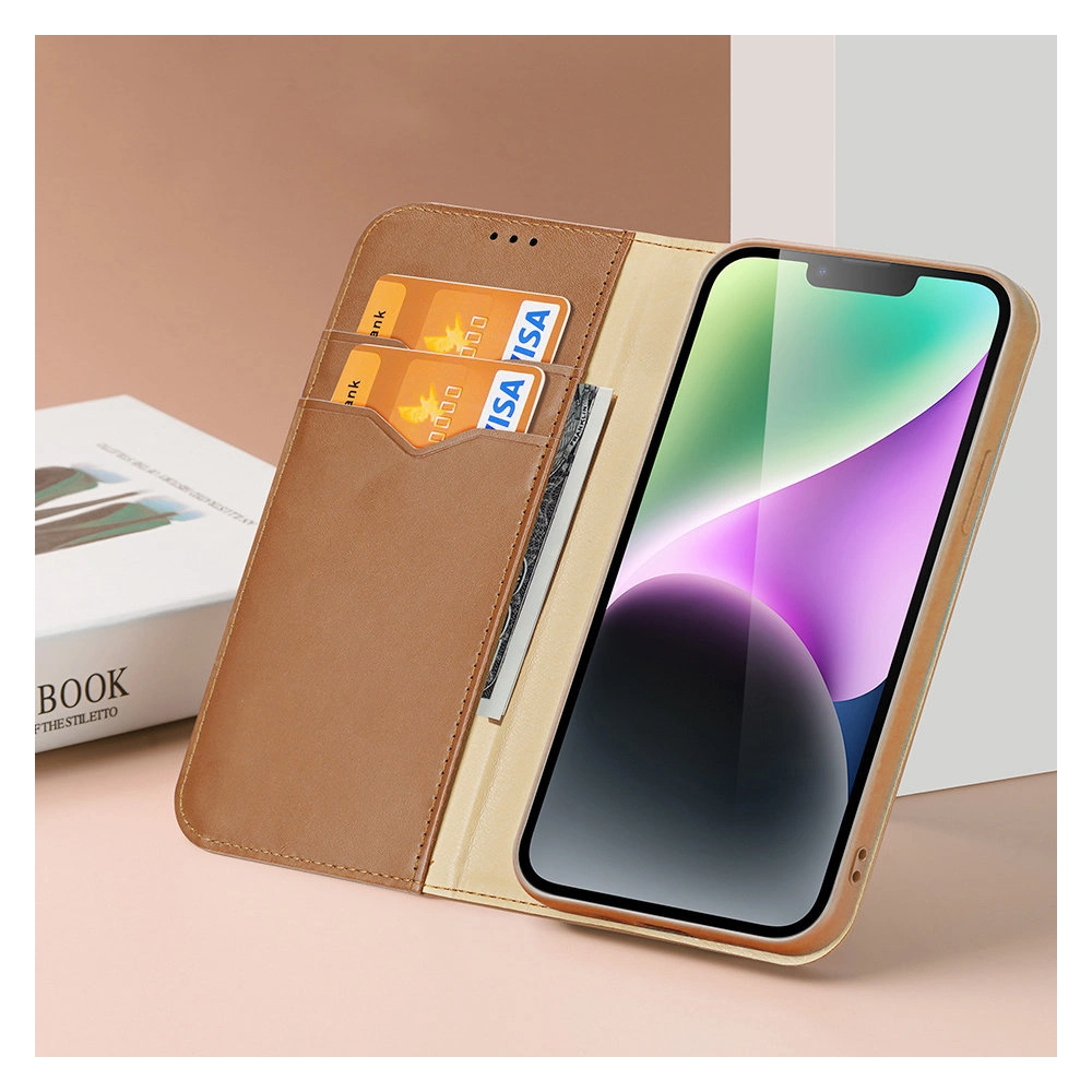Hurtownia GSM - Dux Ducis Hivo tok Apple iPhone 15 Plus / 14 Plus barna - DDS1761 - {ean13} - Hurt