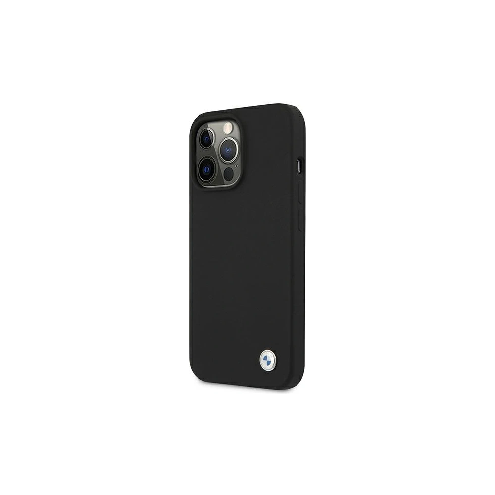 Wholesale BMW BMHCP13LMSILBK Apple iPhone 13 Pro black hardcase Silicone Signature - BMW477 - {ean13} - Hurt
