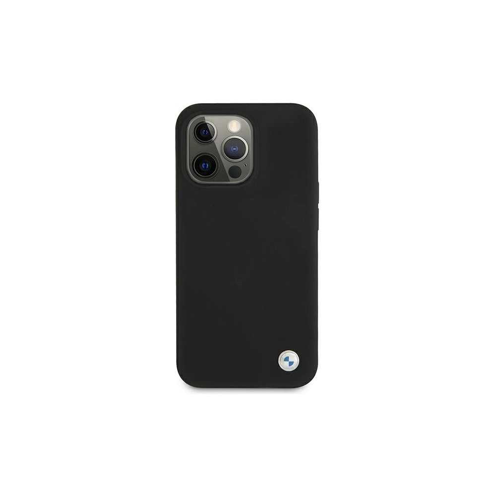 Wholesale BMW BMHCP13LMSILBK Apple iPhone 13 Pro black hardcase Silicone Signature - BMW477 - {ean13} - Hurt