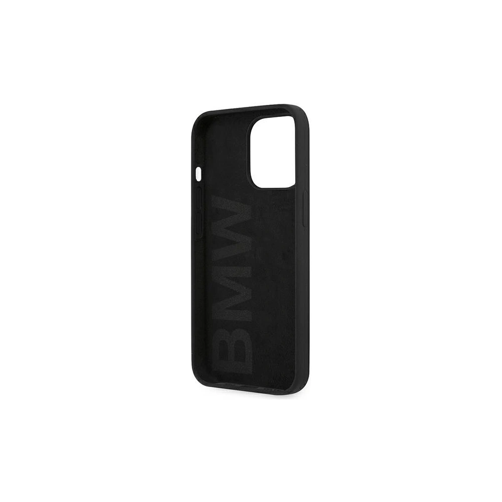 Wholesale BMW BMHCP13LMSILBK Apple iPhone 13 Pro black hardcase Silicone Signature - BMW477 - {ean13} - Hurt