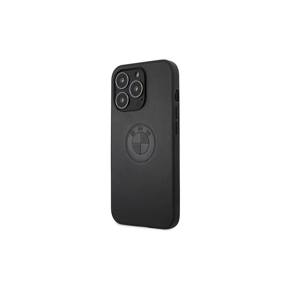 Hurtownia GSM - Etui BMW BMHCP13LREELK Apple iPhone 13 Pro fekete/hardcase bőr dombornyomott - BMW478 - {ean13} - Hurt