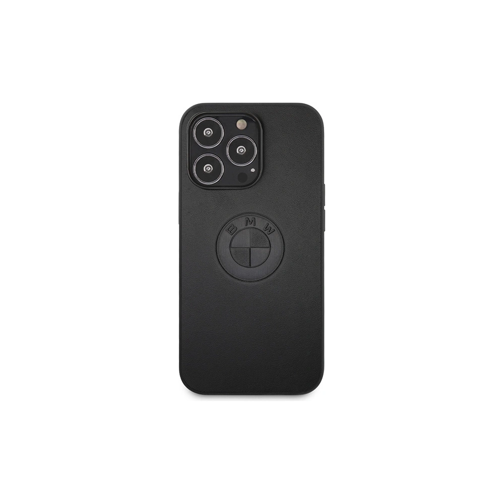 Hurtownia GSM - Etui BMW BMHCP13LREELK Apple iPhone 13 Pro fekete/hardcase bőr dombornyomott - BMW478 - {ean13} - Hurt