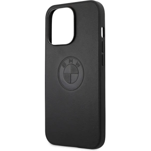Wholesale BMW BMHCP13LREELK Apple iPhone 13 Pro black hardcase Leather Emboss - BMW478 - {ean13} - Hurt