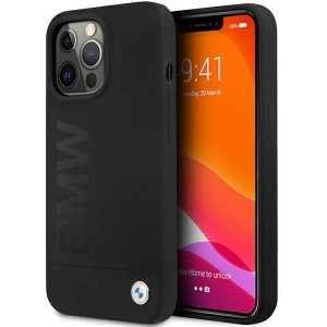 Wholesale BMW BMHCP13LSLBLBK Apple iPhone 13 Pro black hardcase Silicone Signature Logo - BMW479 - {ean13} - Hurt