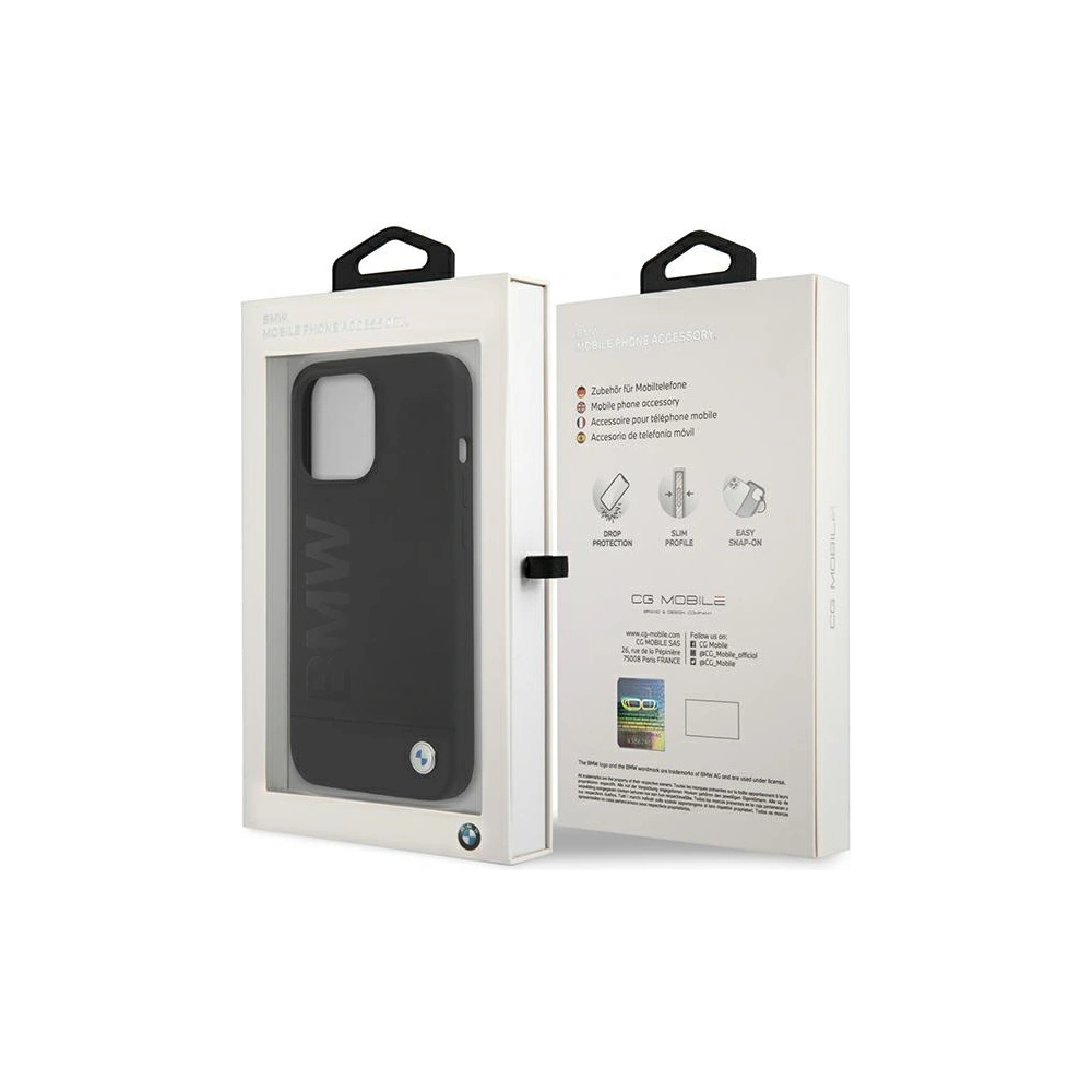 Hurtownia GSM - Etui BMW BMHCP13LSLBLBK Apple iPhone 13 Pro fekete/black hardcase Silicone Signature Logo - BMW479 - {ean13} - Hurt