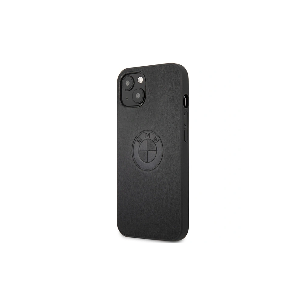 Hurtownia GSM - Etui BMW BMHCP13MREELK Apple iPhone 13 negru/black hardcase Leather Emboss - BMW480 - {ean13} - Hurt