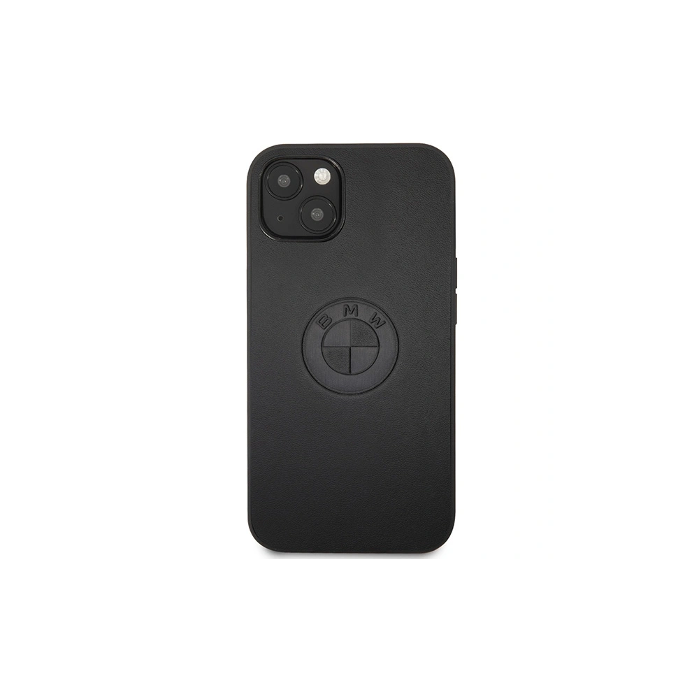Hurtownia GSM - Etui BMW BMHCP13MREELK Apple iPhone 13 negru/black hardcase Leather Emboss - BMW480 - {ean13} - Hurt