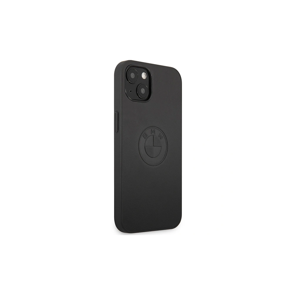 Hurtownia GSM - Etui BMW BMHCP13MREELK Apple iPhone 13 negru/black hardcase Leather Emboss - BMW480 - {ean13} - Hurt