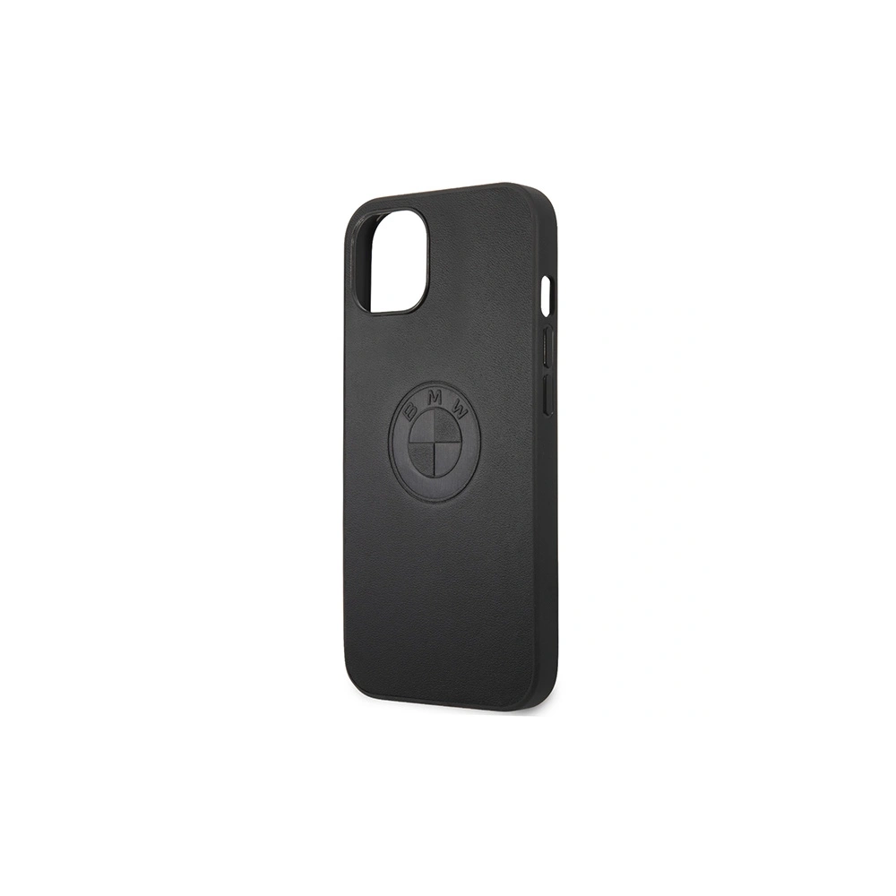 Hurtownia GSM - Etui BMW BMHCP13MREELK Apple iPhone 13 negru/black hardcase Leather Emboss - BMW480 - {ean13} - Hurt