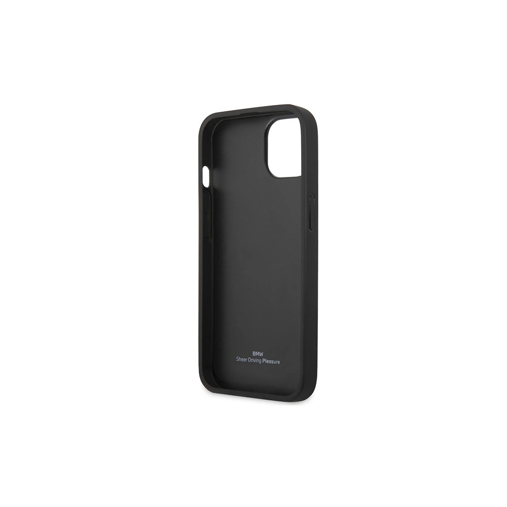 Hurtownia GSM - Etui BMW BMHCP13MREELK Apple iPhone 13 negru/black hardcase Leather Emboss - BMW480 - {ean13} - Hurt