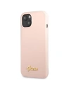 Hurtownia GSM - Etui Guess GUHCP13MLSLMGLP Apple iPhone 13 roz cu lumina/roz deschis hardcase din silicon Script Logo Aurit - GUE2634 - {ean13} - Hurt