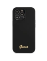 Hurtownia GSM - Etui Guess GUHCP13XLSLMGBK Apple iPhone 13 Pro Max černé/hardcase silikon Script Gold Logo - GUE2635 - {ean13} - Hurt