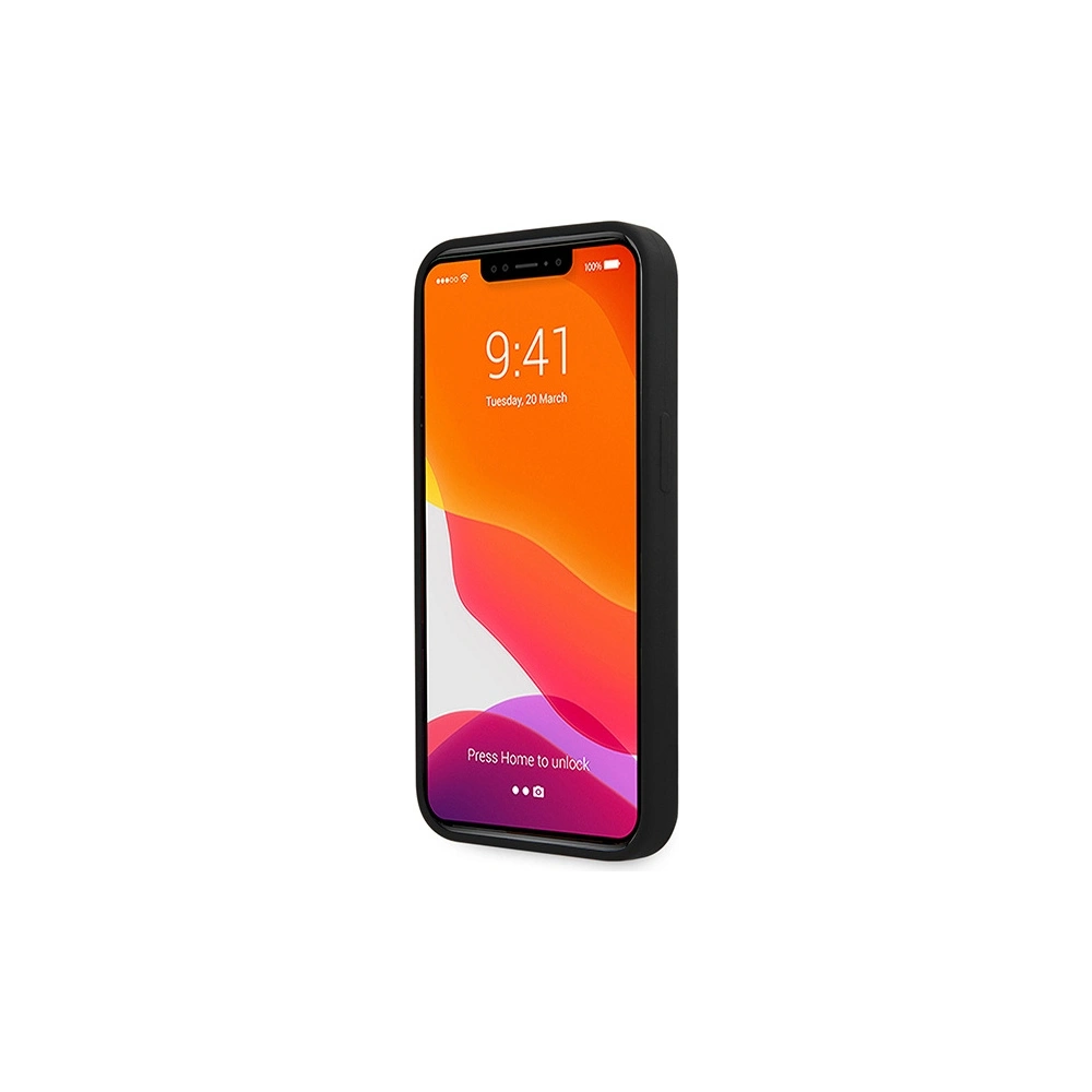 Hurtownia GSM - Etui Guess GUHCP13XLSLMGBK Apple iPhone 13 Pro Max fekete/czarny hardcase Szilikon Írásos Arany Logó - GUE2635 - {ean13} - Hurt