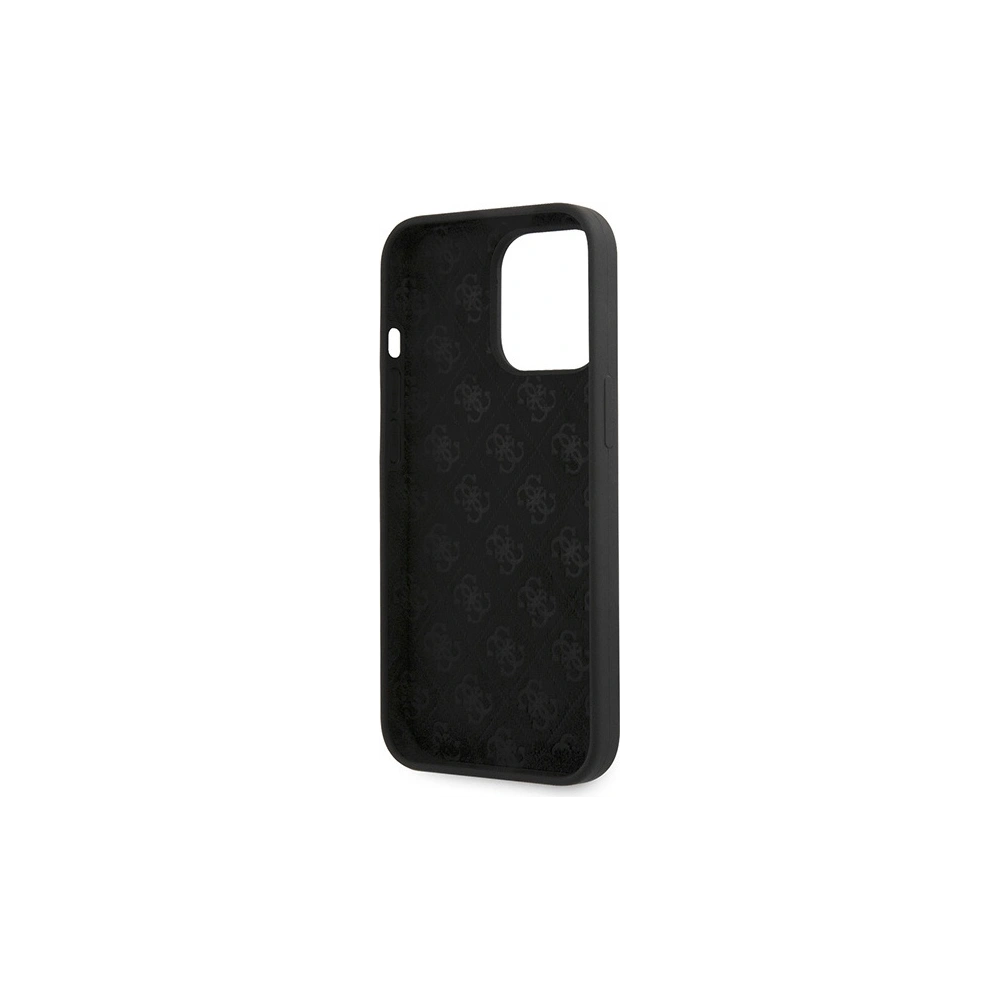 Hurtownia GSM - Etui Guess GUHCP13XLSLMGBK Apple iPhone 13 Pro Max fekete/czarny hardcase Szilikon Írásos Arany Logó - GUE2635 - {ean13} - Hurt