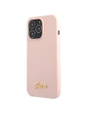 Hurtownia GSM - Etui Guess GUHCP13XLSLMGLP Apple iPhone 13 Pro Max jasnorůžový/light pink hardcase silikonový Script Gold Logo - GUE2636 - {ean13} - Hurt