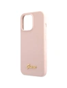 Hurtownia GSM - Etui Guess GUHCP13XLSLMGLP Apple iPhone 13 Pro Max jasnorůžový/light pink hardcase silikonový Script Gold Logo - GUE2636 - {ean13} - Hurt
