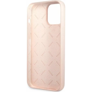 Hurtownia GSM - Etui Guess GUHCP13XLSLMGLP Apple iPhone 13 Pro Max jasnorůžový/light pink hardcase silikonový Script Gold Logo - GUE2636 - {ean13} - Hurt
