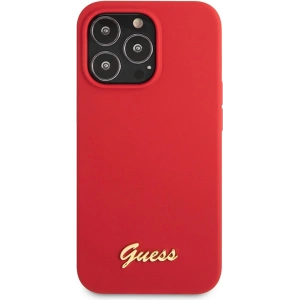 Hurtownia GSM - Etui Guess GUHCP13XLSLMGRE Apple iPhone 13 Pro Max červený/burgundský tvrdý kryt silikon Vintage Gold Logo - GUE2637 - {ean13} - Hurt