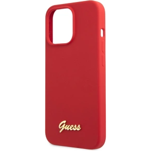 Hurtownia GSM - Etui Guess GUHCP13XLSLMGRE Apple iPhone 13 Pro Max červený/burgundský tvrdý kryt silikon Vintage Gold Logo - GUE2637 - {ean13} - Hurt