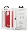 Hurtownia GSM - Guess Apple Case GUHCP13XLSLMGRE iPhone 13 Pro Max rot/burgunderfarbenes Hartschalenetui Silikon Vintage Gold Logo - GUE2637 - {ean13} - Hurt
