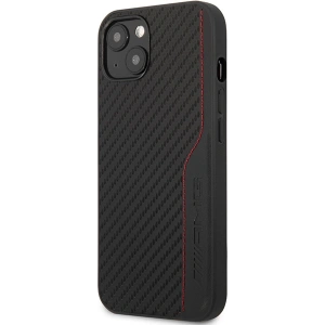 Hurtownia GSM - Etui Mercedes AMG AMHCP13MDEBK Apple iPhone 13 czarny/black hardcase Leather&Carbon Red Stitching - MRS77 - {ean13} - Hurt