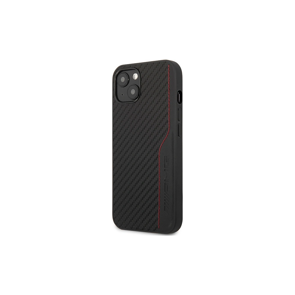 Hurtownia GSM - Etui Mercedes AMG AMHCP13MDEBK Apple iPhone 13 schwarz/black hardcase Leder&Carbon Rote Nähte - MRS77 - {ean13} - Hurt