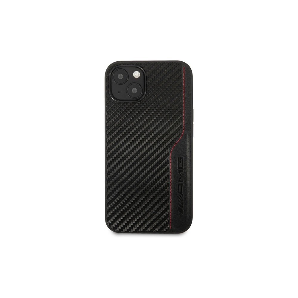 Hurtownia GSM - Etui Mercedes AMG AMHCP13MDEBK Apple iPhone 13 schwarz/black hardcase Leder&Carbon Rote Nähte - MRS77 - {ean13} - Hurt