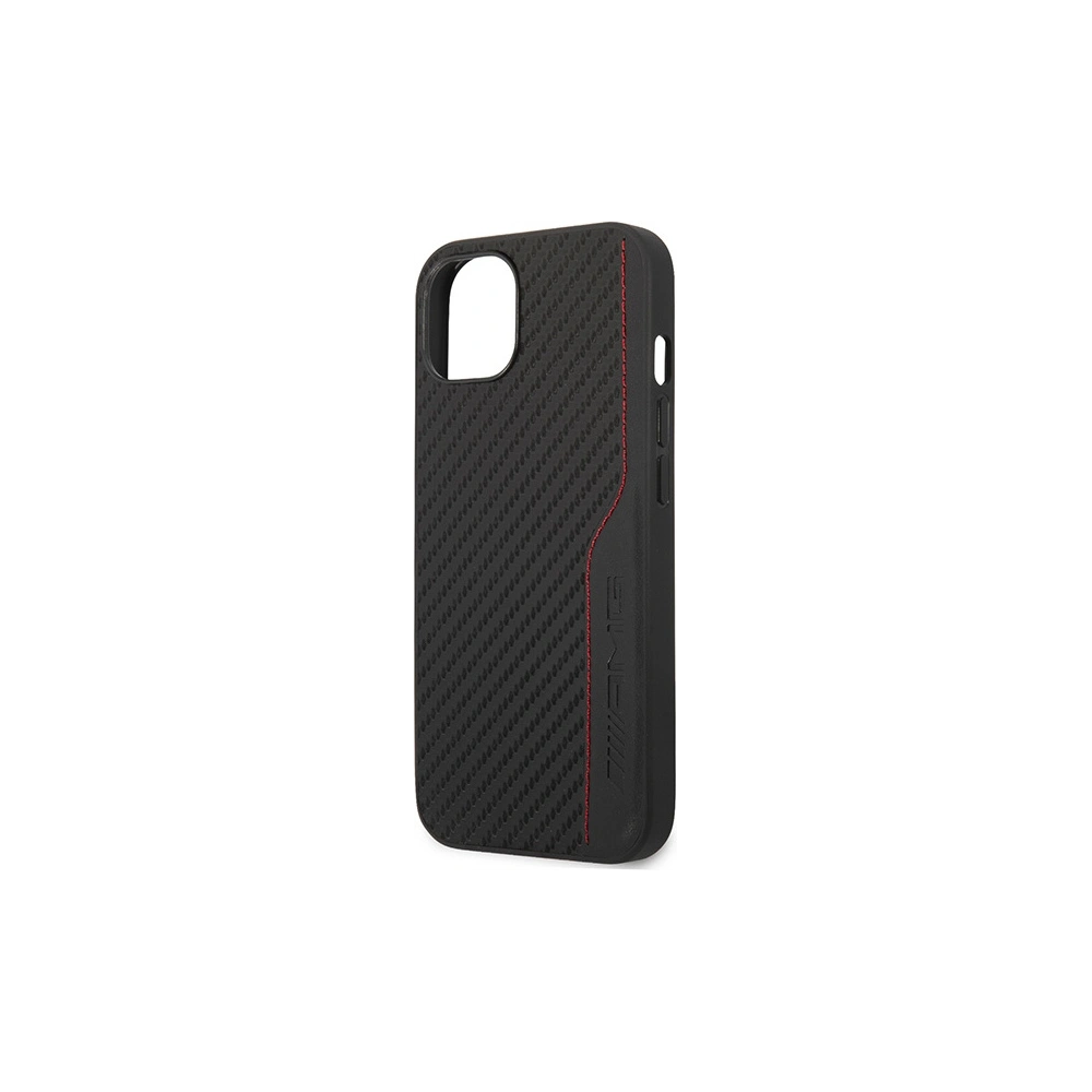 Hurtownia GSM - Etui Mercedes AMG AMHCP13MDEBK Apple iPhone 13 schwarz/black hardcase Leder&Carbon Rote Nähte - MRS77 - {ean13} - Hurt