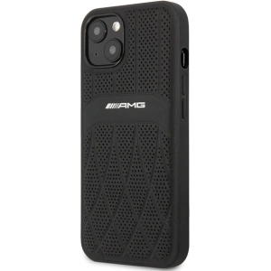 Hurtownia GSM - Etui Mercedes AMG AMHCP13MOSDBK Apple iPhone 13 czarny/black hardcase Leather Curved Lines - MRS78 - {ean13} - Hurt
