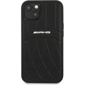 Hurtownia GSM - Etui Mercedes AMG AMHCP13MOSDBK Apple iPhone 13 czarny/black hardcase Leather Curved Lines - MRS78 - {ean13} - Hurt