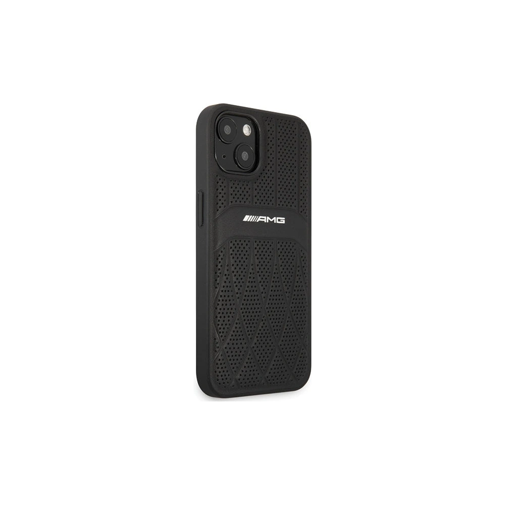Hurtownia GSM - Etui Mercedes AMG AMHCP13MOSDBK Apple iPhone 13 fekete/hardcase bőr ívelt vonalak - MRS78 - {ean13} - Hurt