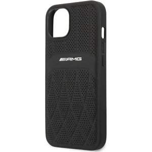 Hurtownia GSM - Etui Mercedes AMG AMHCP13MOSDBK Apple iPhone 13 czarny/black hardcase Leather Curved Lines - MRS78 - {ean13} - Hurt