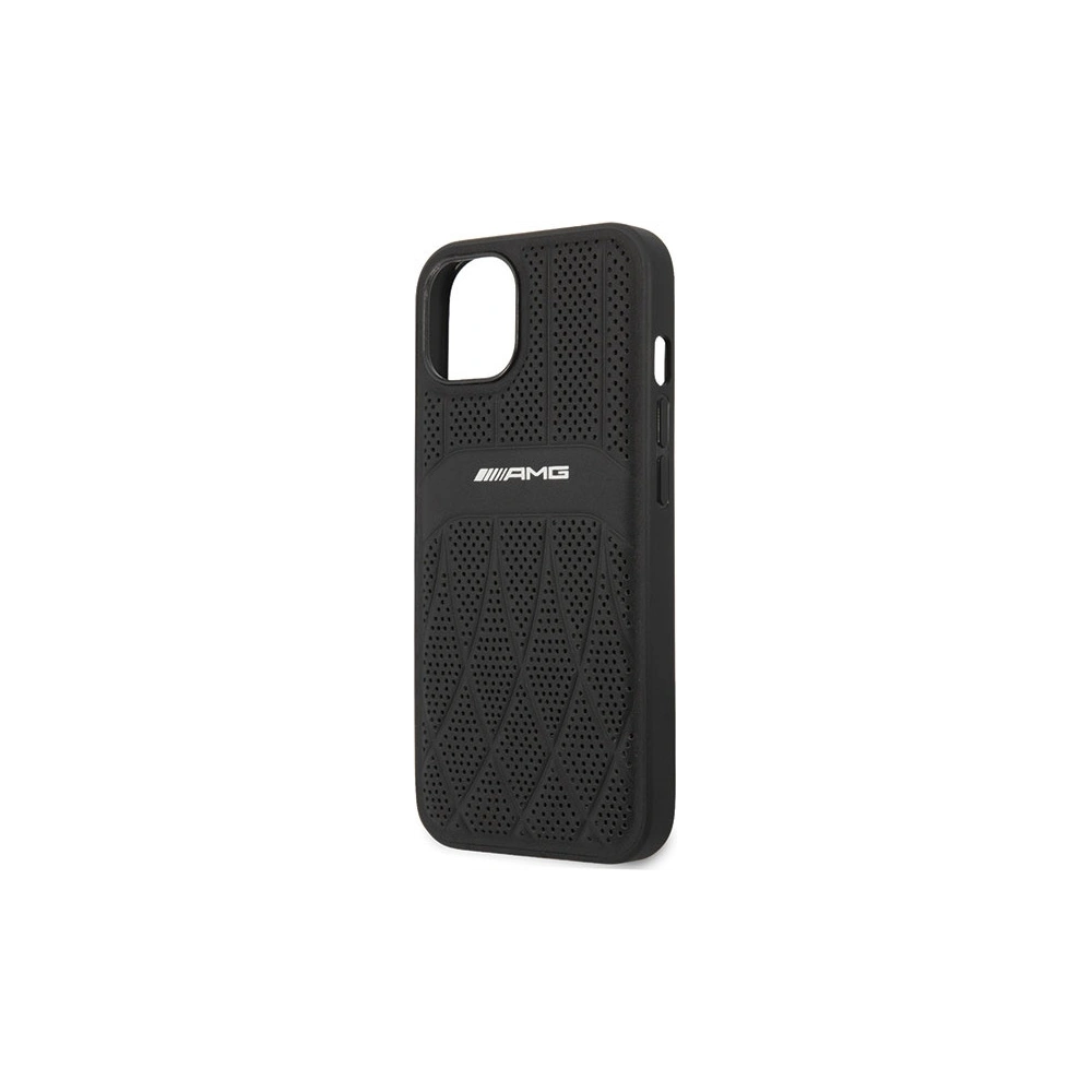 Hurtownia GSM - Etui Mercedes AMG AMHCP13MOSDBK Apple iPhone 13 fekete/hardcase bőr ívelt vonalak - MRS78 - {ean13} - Hurt