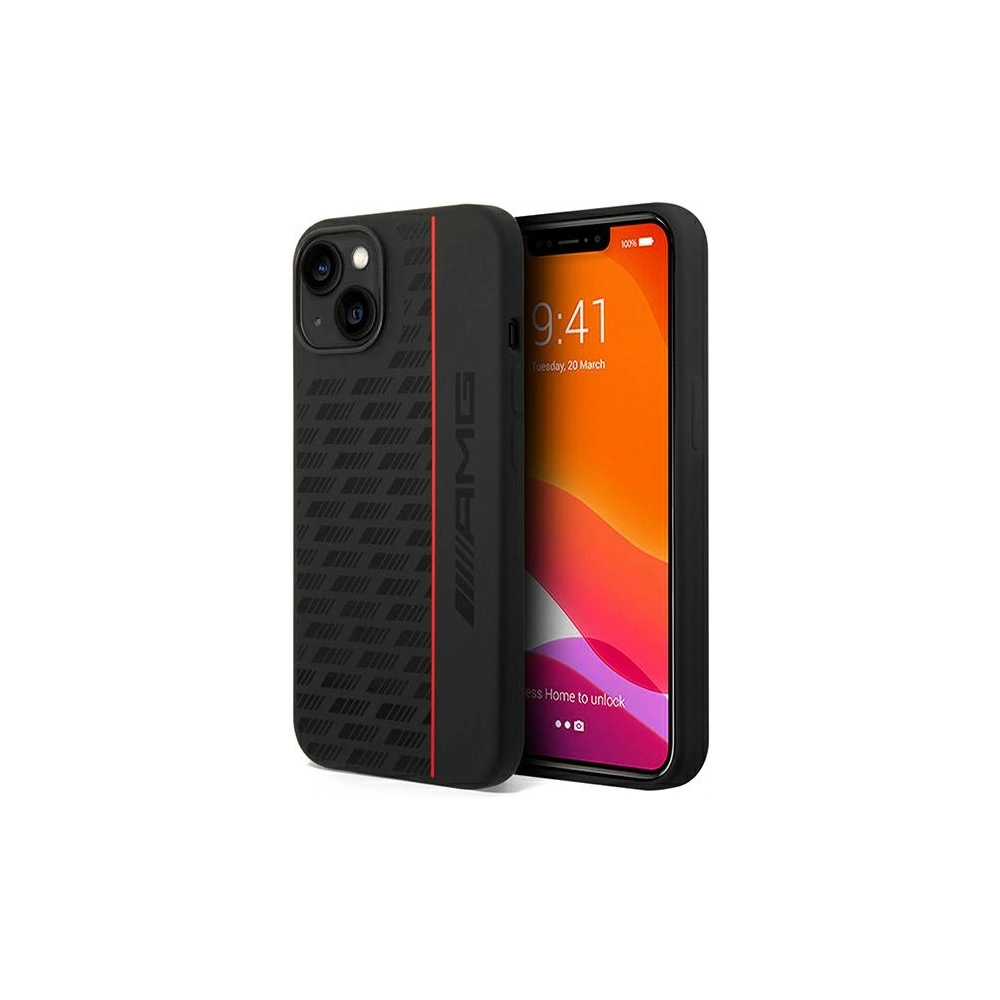 Hurtownia GSM - Etui Mercedes AMG AMHCP14S2SPCK Apple iPhone 14 černý/black hardcase silikonový karbonový vzor - MRS79 - {ean13} - Hurt