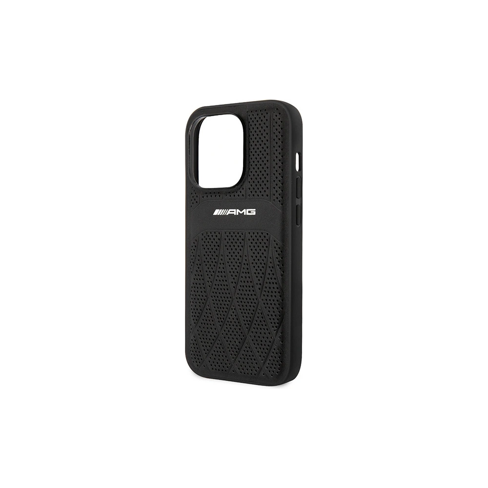 Hurtownia GSM - Etui Mercedes AMG AMHMP14LOSDBK Apple iPhone 14 Pro černý/black hardcase Leather Curved Lines MagSafe - MRS80 - {ean13} - Hurt