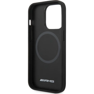 Hurtownia GSM - Etui Mercedes AMG AMHMP14LOSDBK Apple iPhone 14 Pro czarny/black hardcase Leather Curved Lines MagSafe - MRS80 - {ean13} - Hurt