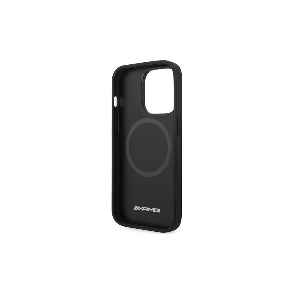 Hurtownia GSM - Etui Mercedes AMG AMHMP14LOSDBK Apple iPhone 14 Pro černý/black hardcase Leather Curved Lines MagSafe - MRS80 - {ean13} - Hurt