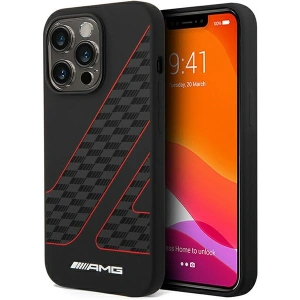 Hurtownia GSM - Etui Mercedes AMG AMHMP14X2SCFR Apple iPhone 14 Pro Max czarny/black hardcase Checkered Flag Pattern MagSafe - MRS81 - {ean13} - Hurt