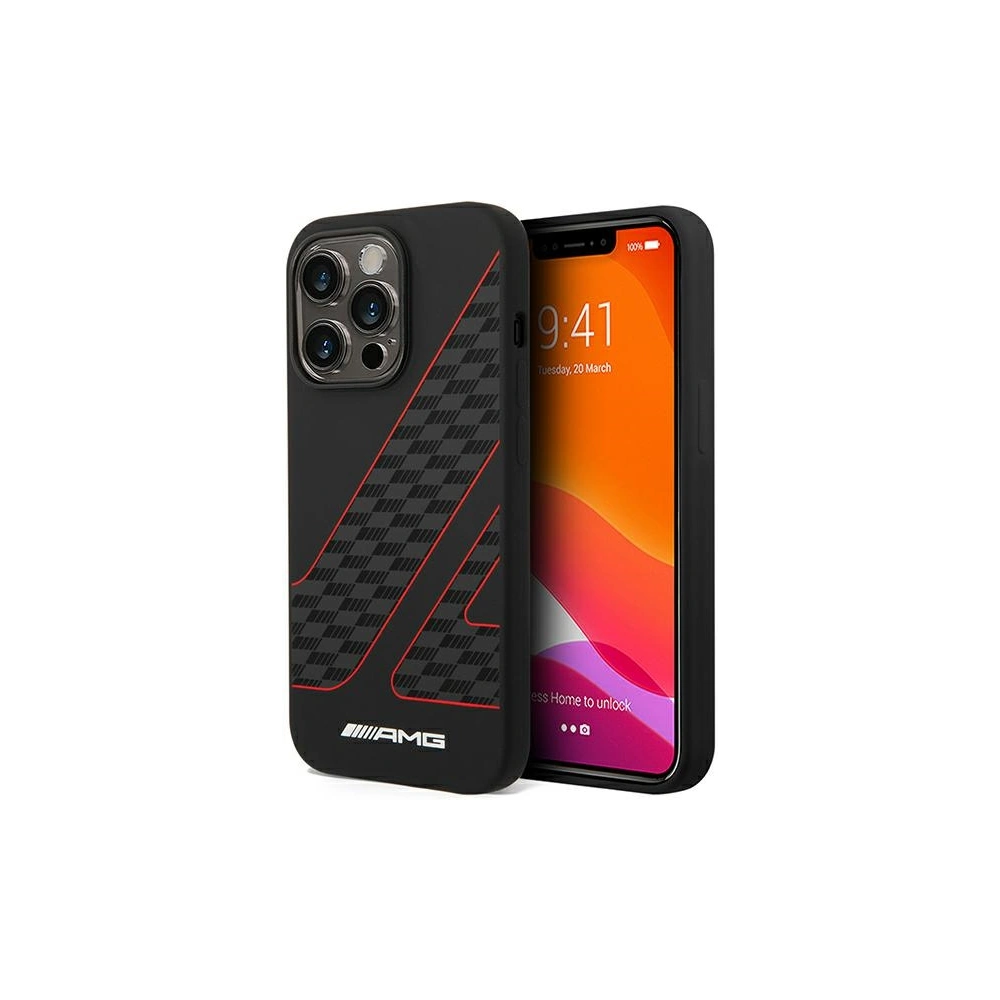 Hurtownia GSM - Etui Mercedes AMG AMHMP14X2SCFR Apple iPhone 14 Pro Max schwarz/black hardcase Checkered Flag Pattern MagSafe - MRS81 - {ean13} - Hurt