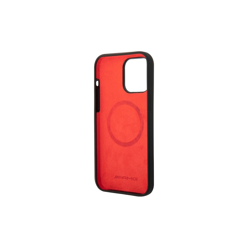 Hurtownia GSM - Etui Mercedes AMG AMHMP14X2SCFR Apple iPhone 14 Pro Max negru/black hardcase Model cu steag în carouri MagSafe - MRS81 - {ean13} - Hurt