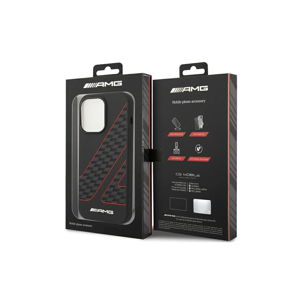 Hurtownia GSM - Etui Mercedes AMG AMHMP14X2SCFR Apple iPhone 14 Pro Max schwarz/black hardcase Checkered Flag Pattern MagSafe - MRS81 - {ean13} - Hurt