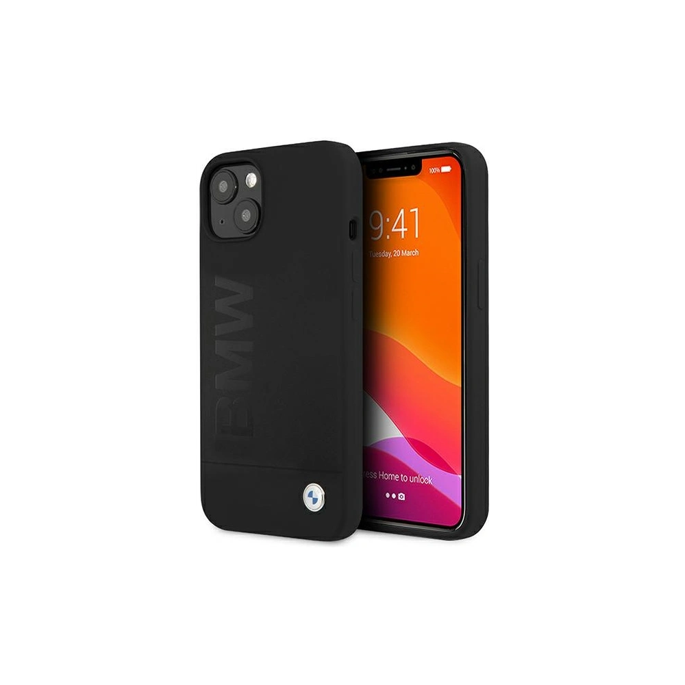 Hurtownia GSM - Etui BMW BMHCP13MSLBLBK Apple iPhone 13 fekete hardcase szilikon Signature Logo - BMW482 - {ean13} - Hurt