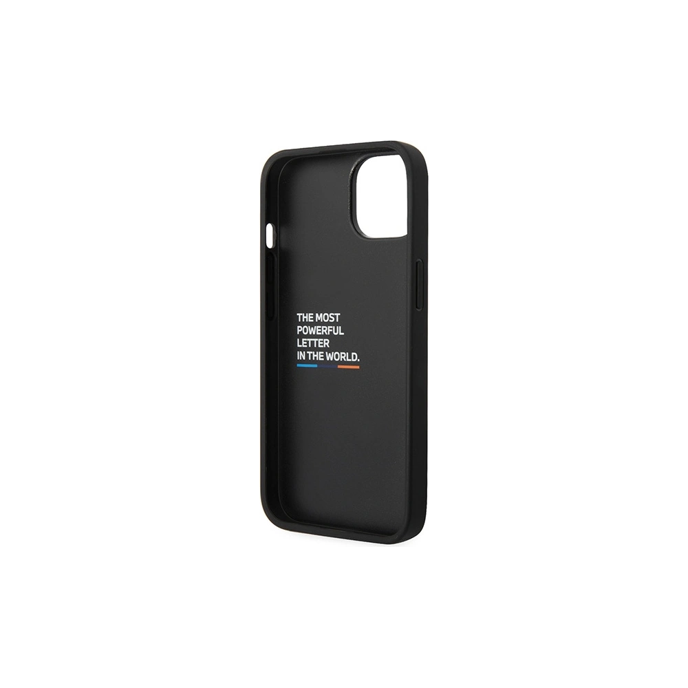 Hurtownia GSM - Etui BMW BMHCP14S22NSTB Apple iPhone 14 negru/black Stamped Tricolor Stripe - BMW483 - {ean13} - Hurt