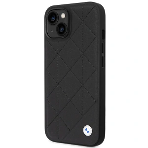 Etui BMW BMHCP14S22RQDK Apple iPhone 14 czarny/black Leather Quilted